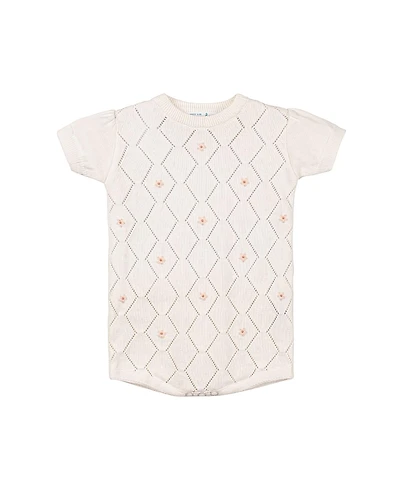 Feltman Brothers Unisex Eyelet Knit Romper - Baby