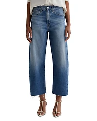 Hattie High Rise Crop Barrel Leg Jeans Gemini