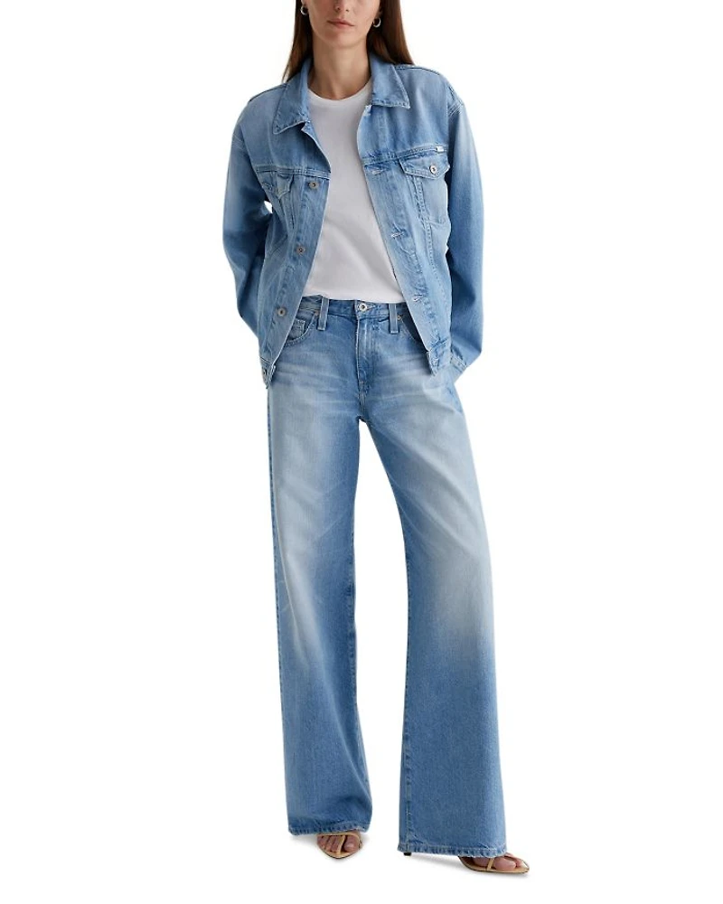 Adria Low Rise Wide Leg Jeans Siren