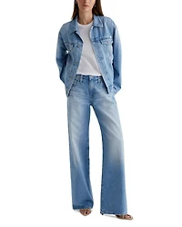 Adria Low Rise Wide Leg Jeans Siren