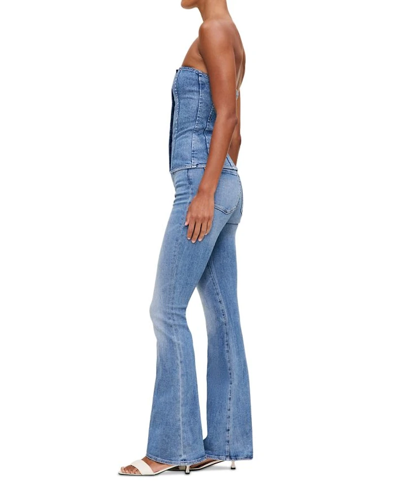 Denim Bustier Top