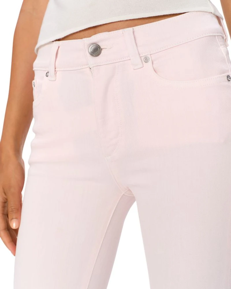 Mara Straight Mid Rise Instasculpt™ Ankle Jeans Primose Pink