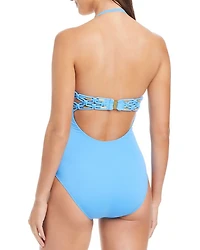 Bandeau Macrame One Piece Swimsuit