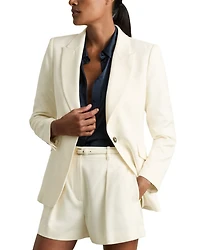 Petite Single Breasted Tailored Blazer