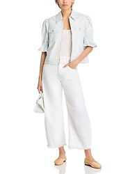 Gingham Denim Holly Jacket