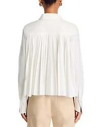 Aria Pleated Shirt