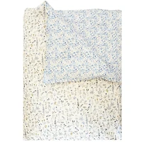 Coco & Wolf Liberty Fabric Theo Blue & Mitsi Valeria Print Heirloom Quilt