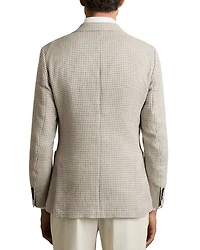 Slim Fit Dogtooth Check Blazer