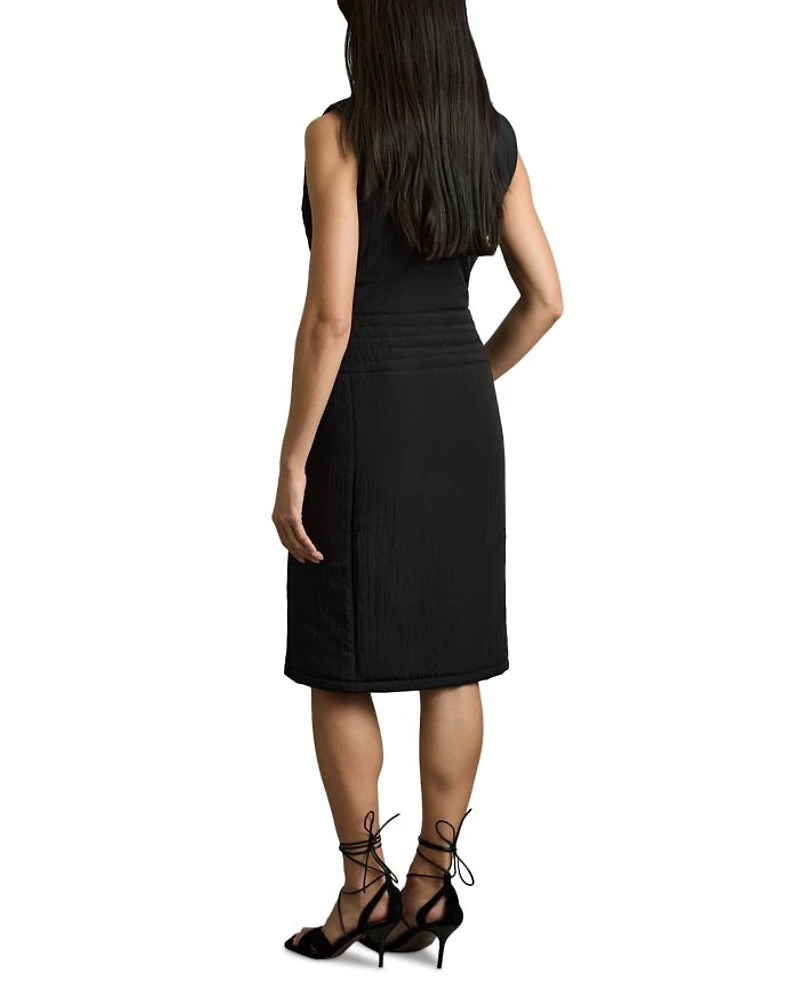 Mahlon Quilted Sleeveless Dress