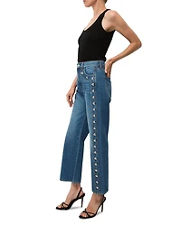 Dylan High Rise Ankle Straight Leg Jeans Stoned Serendipity