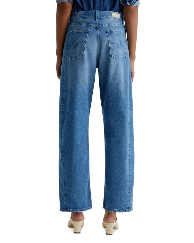 High Rise Barrel Leg Jeans Flashback