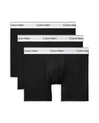 Calvin Klein Icon Cotton Stretch Boxer Briefs, Pack of 3
