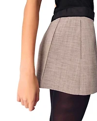 Suit Shorts With Darts
