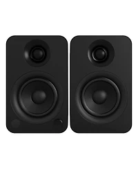 YU Powered Bookshelf Speaker with Bluetooth & RCA Input (Matte Black) - Pair