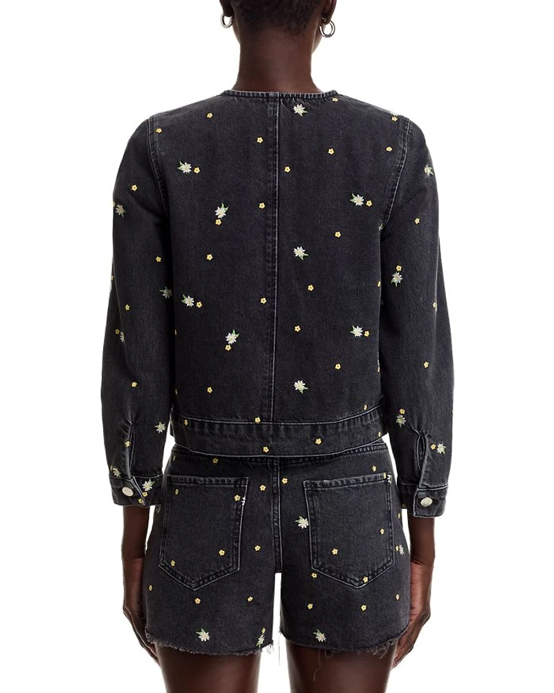 Lido Floral Denim Jacket