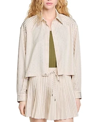 Striped Rhinestone Shirt