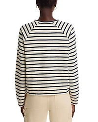 Loopback Franny Stripe Sweatshirt