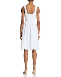 Julian Pointelle Skirt Dress
