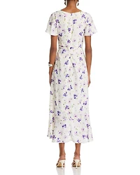 Tossed Poppies Isha Dress