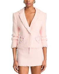 Cinq a Sept Kalina Beaded Tweed Blazer