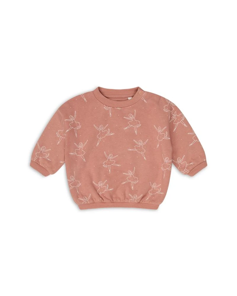 Girls' Little Ballerina Oversized Sweatshirt - Baby
