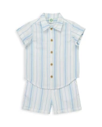 Boys' Striped Shirt & Shorts Set - Baby