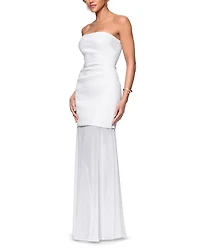 Mikado Strapless Gown - Exclusive