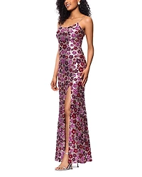 Floral Sequin Dress - Exclusive