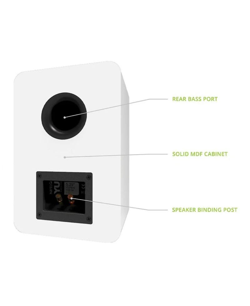 YUP6 Passive Bookshelf Speakers - Pair