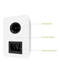 YUP6 Passive Bookshelf Speakers - Pair