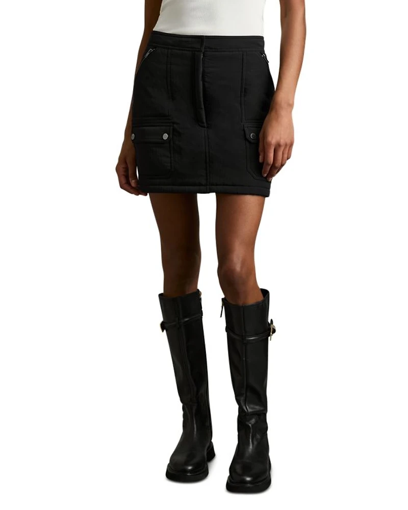 Peyton Quilted Mini Skirt