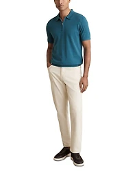 Maxwell Half Zip Merino Wool Polo Shirt