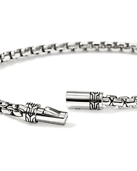 Box Chain Bracelet in Sterling Silver