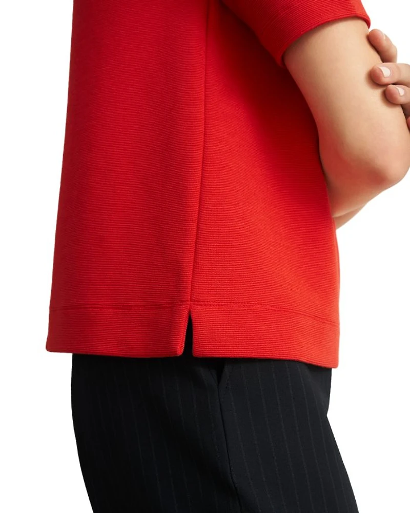 Tali Roll Neck Short Sleeve Top