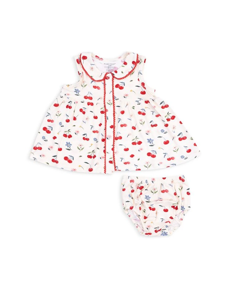 Girls' The Jill Peter Pant Button Front Dress & Diaper Cover - Baby, Little Kid