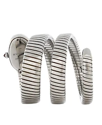 Serpenti Tubogas Double Spiral Quartz Watch in Stainless Steel 23mm