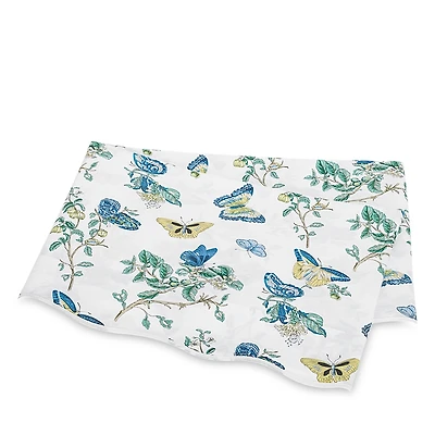 Matouk Baudin Butterfly Percale Flat Sheet, Full/Queen