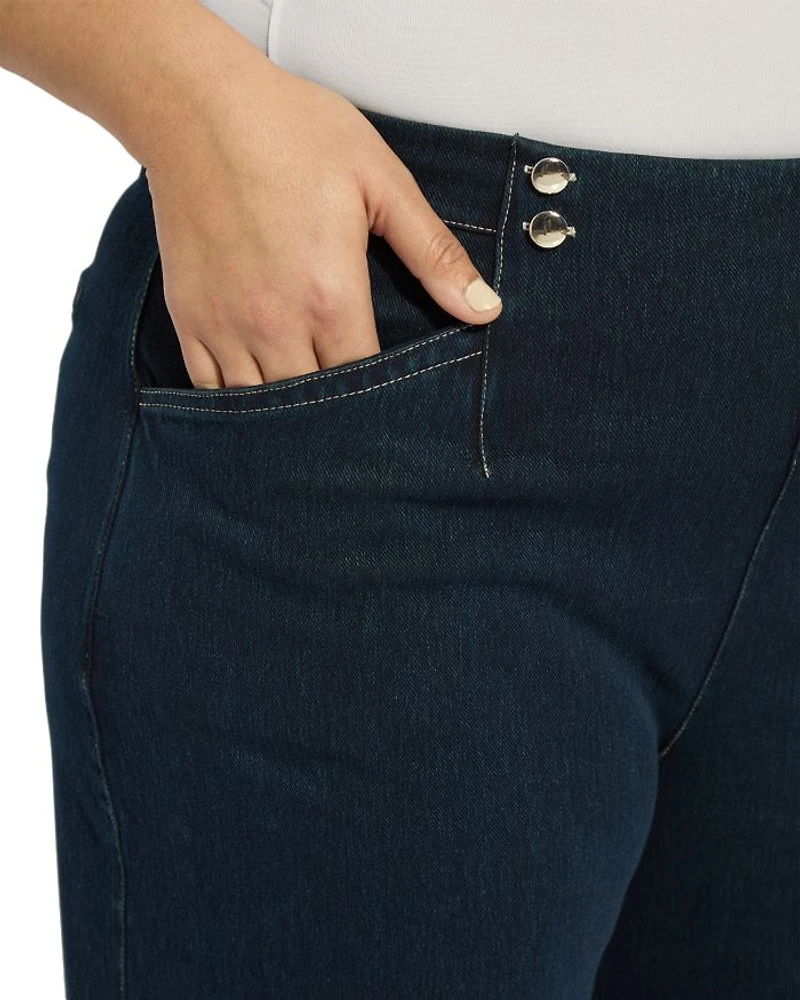 Dion Sailor Palazzo Jeans Indigo