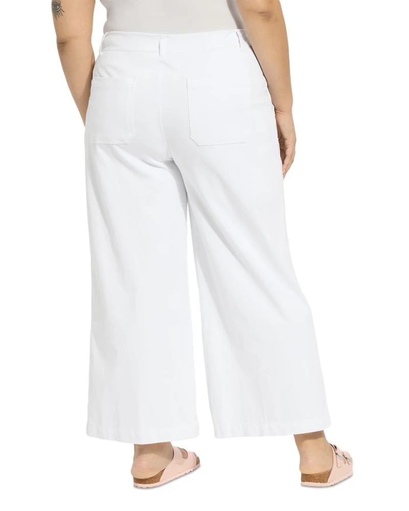 Mallory Sailor High Waisted Jeans White