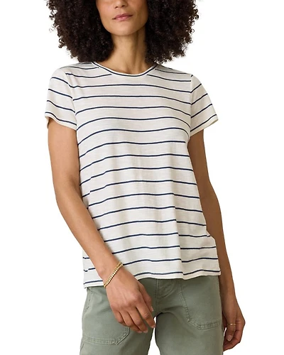 Striped Swing Crewneck Tee