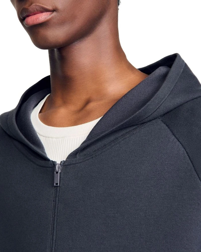 Hooded Zip Cardigan