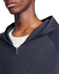Hooded Zip Cardigan