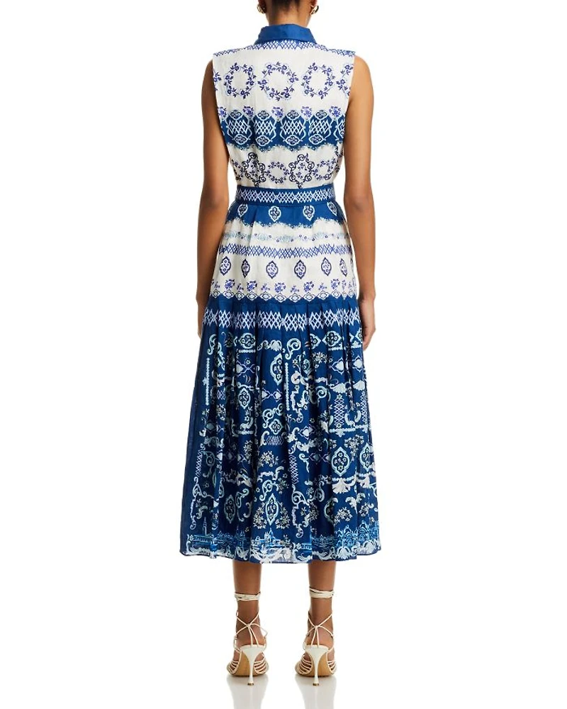 Nya Linen Midi Dress