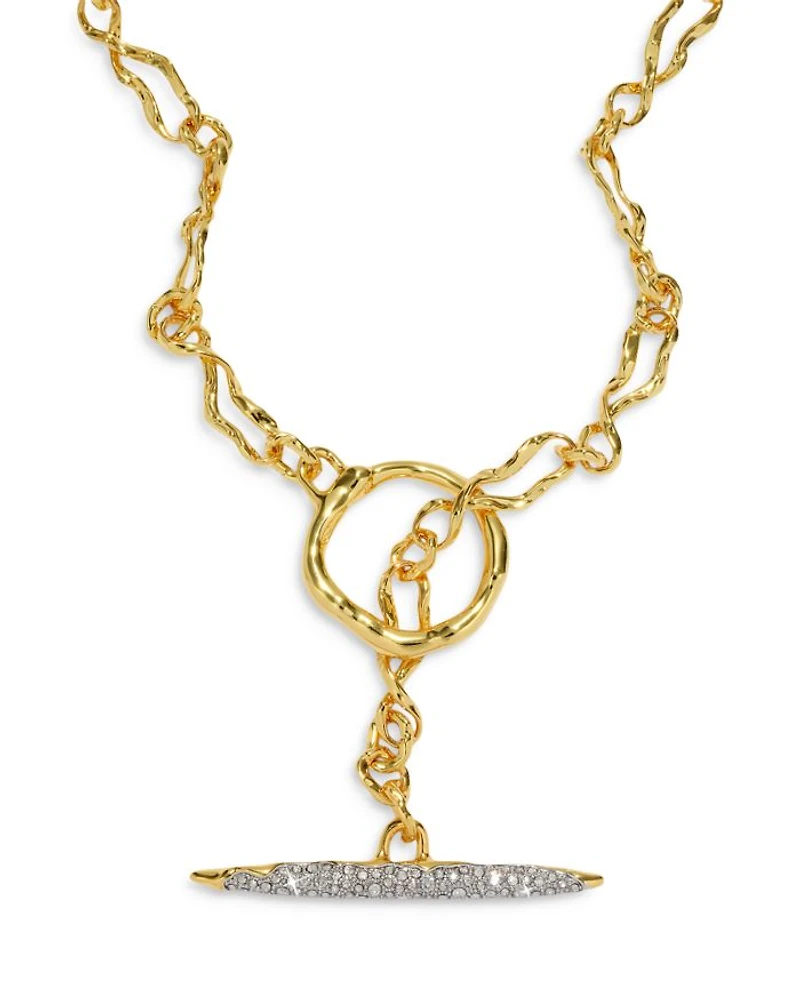 Solanelas Crystal Toggle Necklace