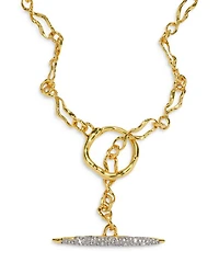 Solanelas Crystal Toggle Necklace