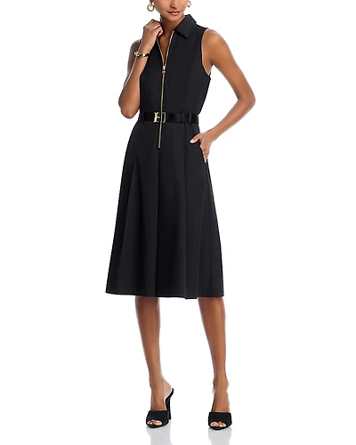 L'Agence Kylo Belted Shirtdress