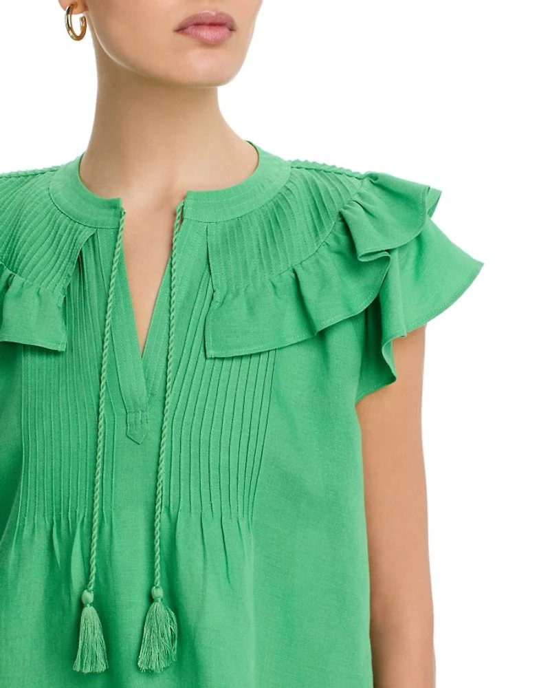 Flutter Sleeve Blouse