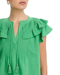 Flutter Sleeve Blouse