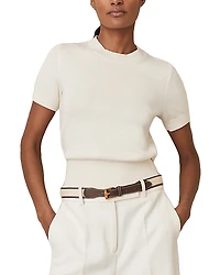 Reiss Anita Knit Crewneck Top