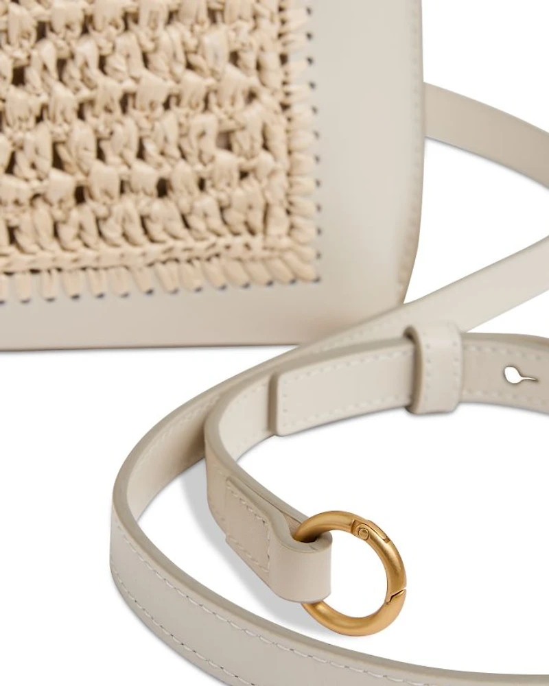 Bernice Raffia Leather Bag